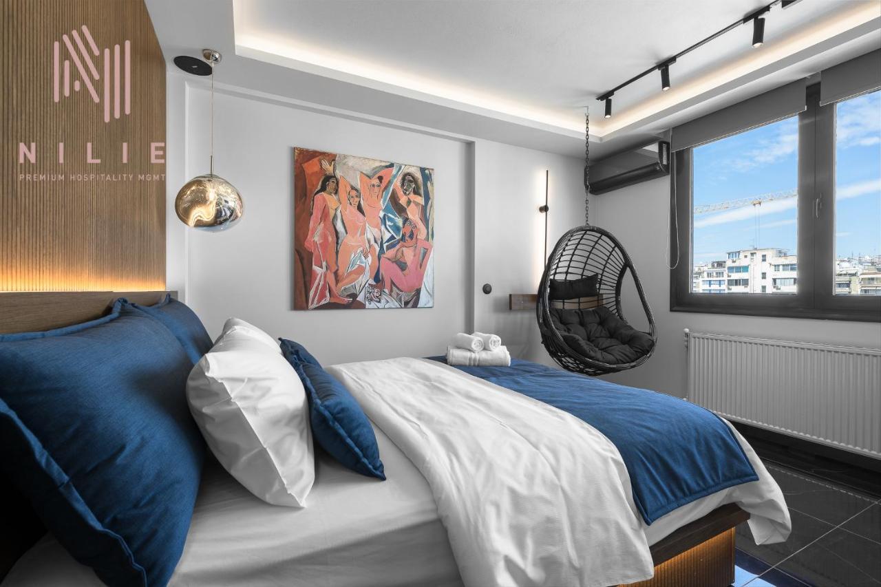 Calliope Penthouse, Nilie Hospitality Mgmt Apartment Tesalonika Bagian luar foto